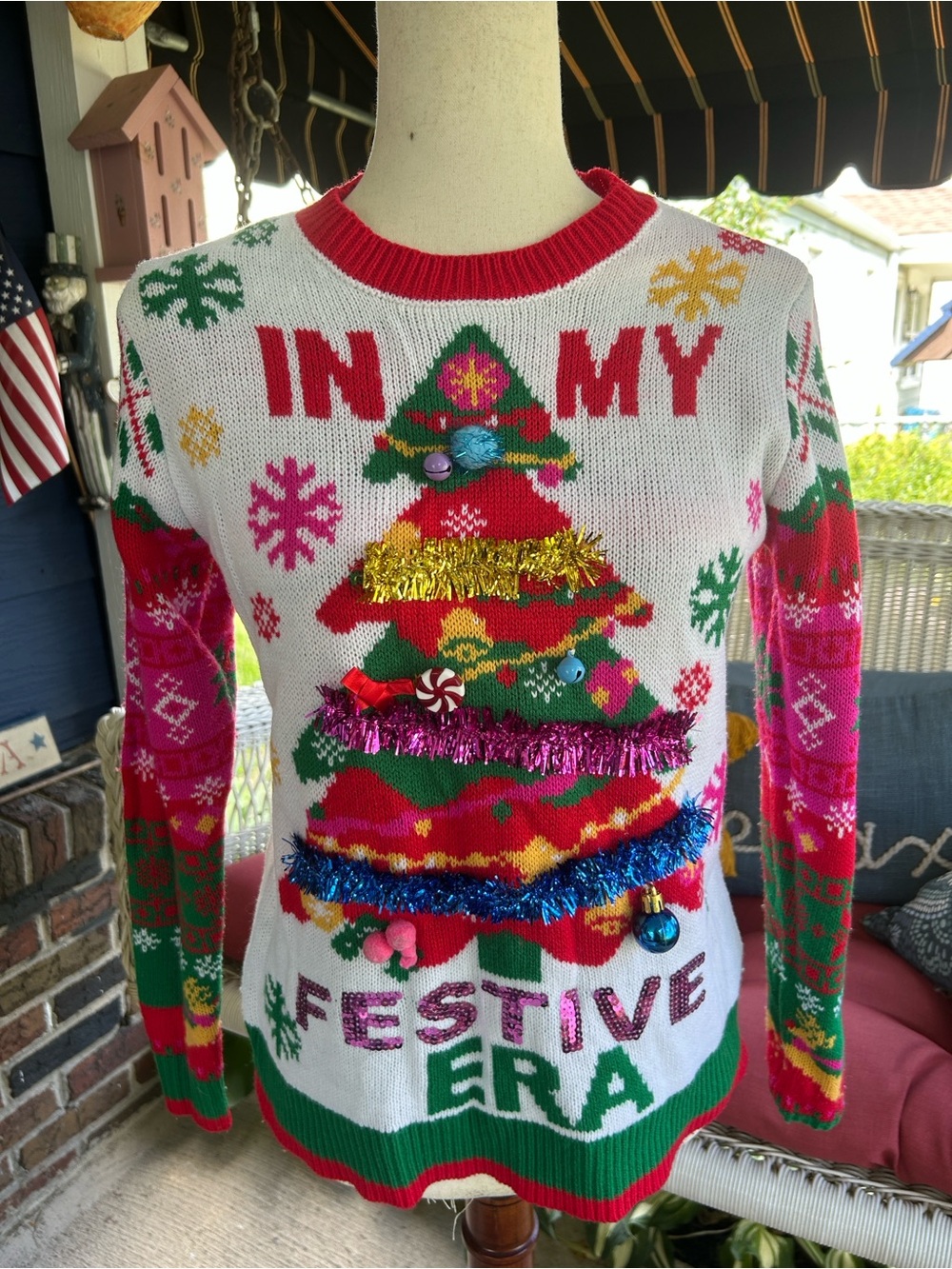Ugly Christmas Tree Sweater -